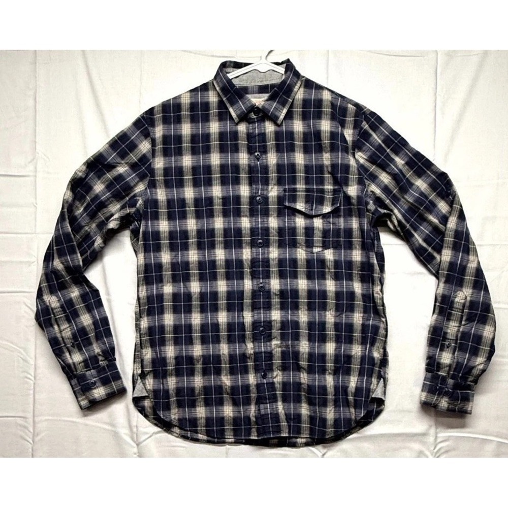 Brooks Brothers 1818 Shirt Mens Medium Multicolor Plaid Travel Preppy Button Up